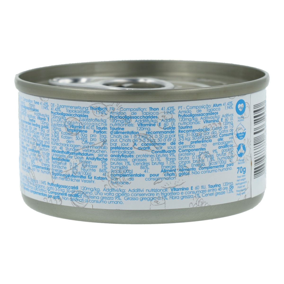 Kit Cat Lata Gravy - Atún Classic 70 g Comida húmeda para gatos en salsa