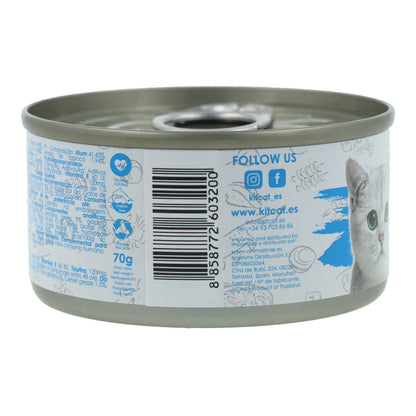 Kit Cat Lata Gravy - Atún Classic 70 g Comida húmeda para gatos en salsa