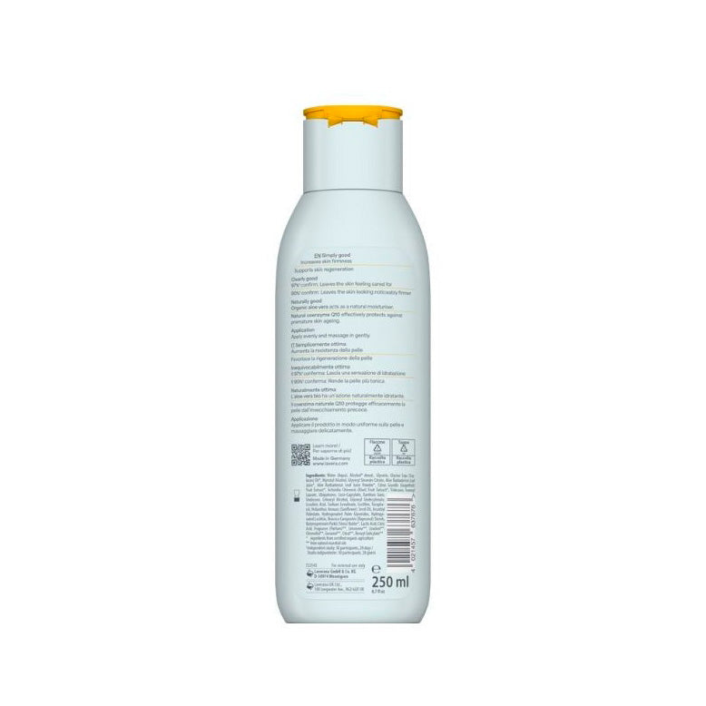 Loción corporal reafirmante Q10 basis sensitv, Lavera 250 ml