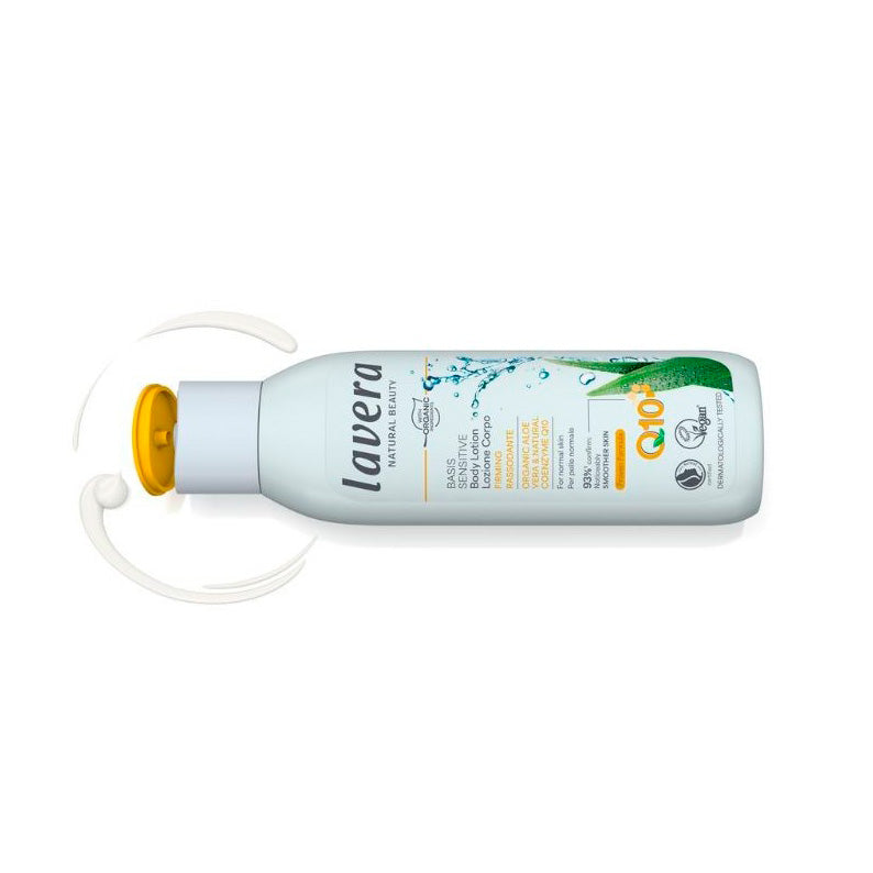 Loción corporal reafirmante Q10 basis sensitv, Lavera 250 ml
