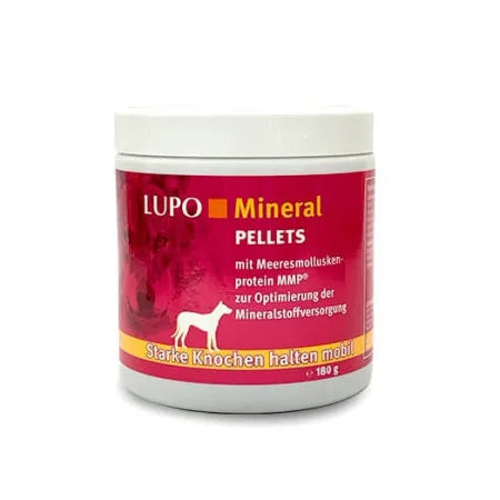 Lupo Mineral Protege, Regenera y Fortalece Huesos Luposan Pellet 180 g