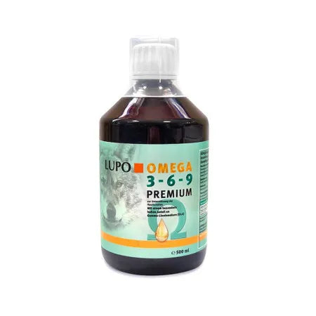 Lupo Omega 3-6-9 Premium Aceite para Perros y Gatos 500 ml