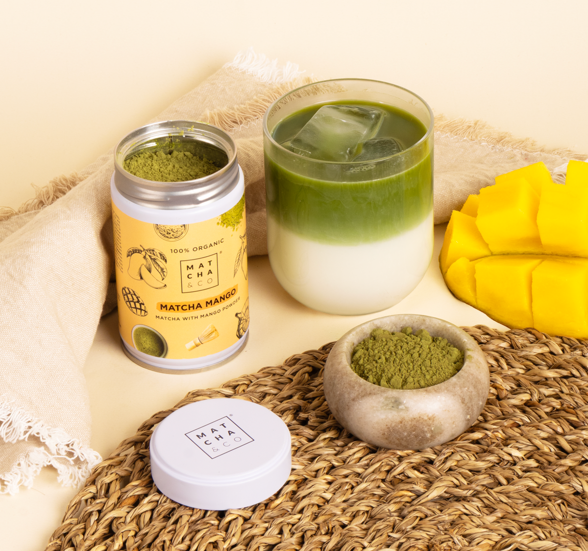 Té Matcha Mango ecológico Matcha & CO 30 g