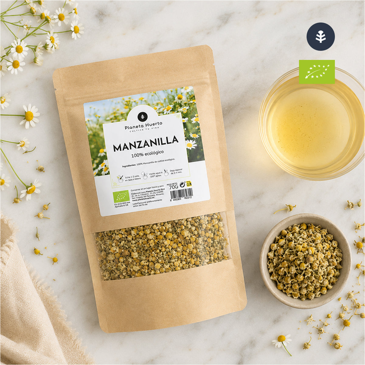 Manzanilla ECO Planeta Huerto 70g