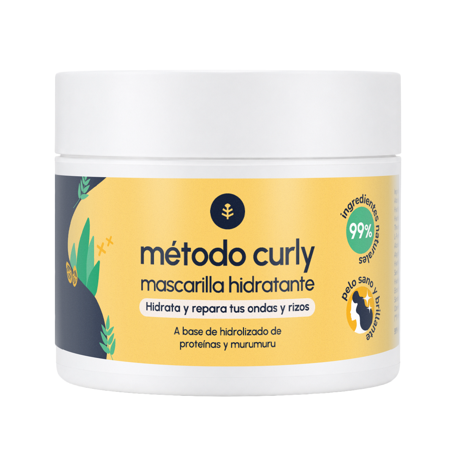 Mascarilla Hidratante Método Curly Planeta Huerto 200 ml