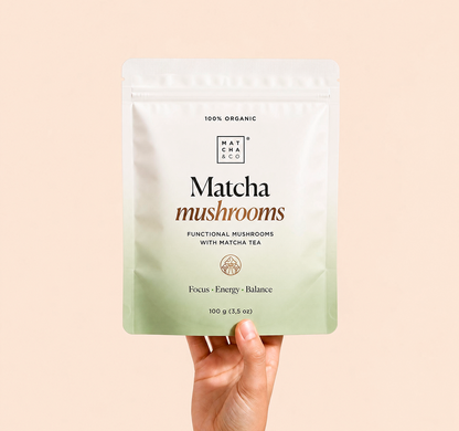 Matcha Mushrooms con setas ecológico Matcha &amp; CO 100 g