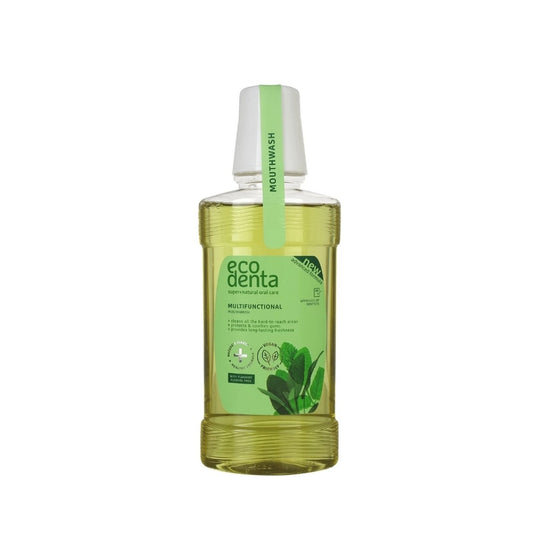 Enjuague bucal Multifuncional Menta y Salvia EcoDenta 250 ml