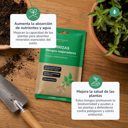 Pack Micorrizas Planeta Huerto 5 uds para 10L