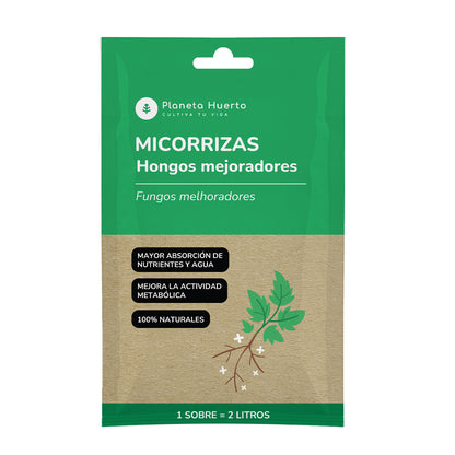 Pack Micorrizas Planeta Huerto 5 uds para 10L