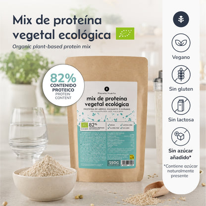 Mix proteina vegana deportistas Planeta Huerto 250 g