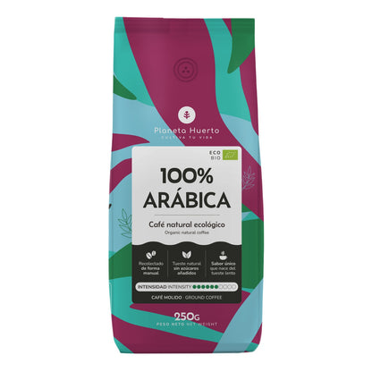 Pack 12x Café molido Eco 100% Arábica Planeta Huerto 250 g
