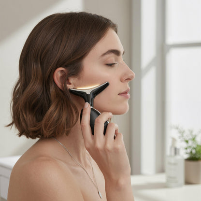 Dispositivo De Limpieza Facial Ems Y Led – Iones Positivos/negativos, Antiedad_1