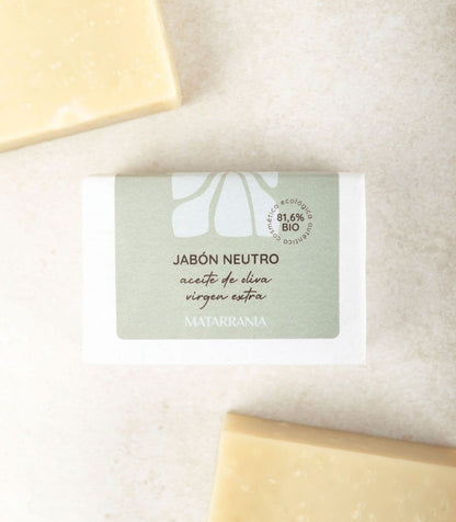 Jabón Neutro BIO Sin Perfume 81,6% BIO Matarrania 100 g