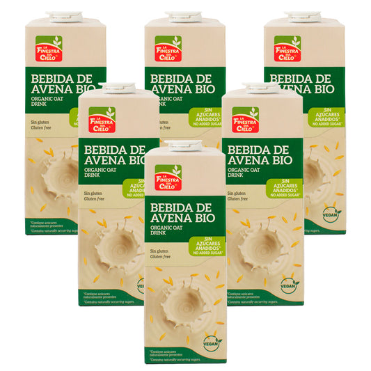 Pack 6 x Bebida de Avena sin Gluten La Finestra Sul Cielo 1 L