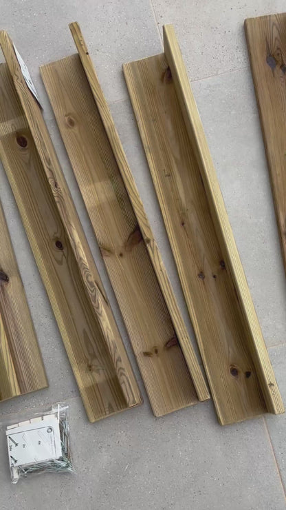 Mesa de Cultivo Huerto (120x80x80cm) L80 Planeta Huerto 160L