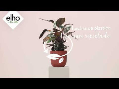 Macetero jazz round silky white Elho 19 cm