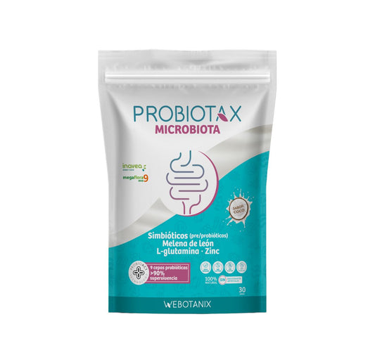 Probiotax Microbiota con probióticos y prebióticos WeBotanix 150 g