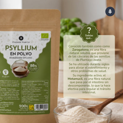 Psyllium en polvo Eco Planeta Huerto 400 g
