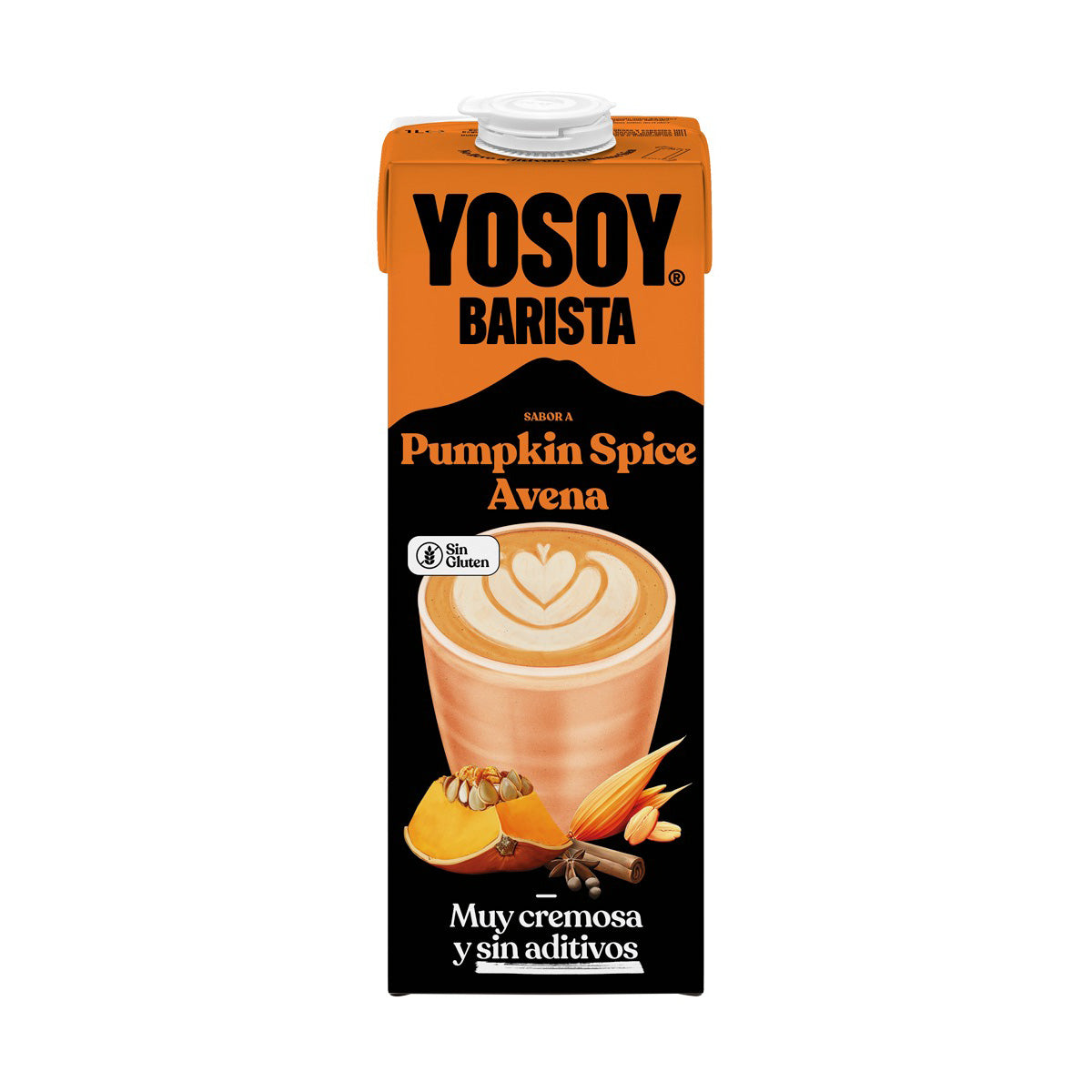 Pack 6x Bebida de Avena Pumpkin Spice Barista YOSOY 1L