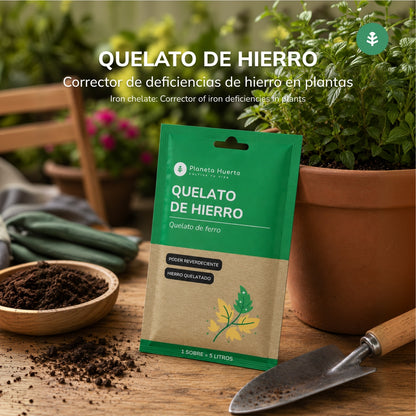 Quelato de Hierro Planeta Huerto Sobre para 5 L