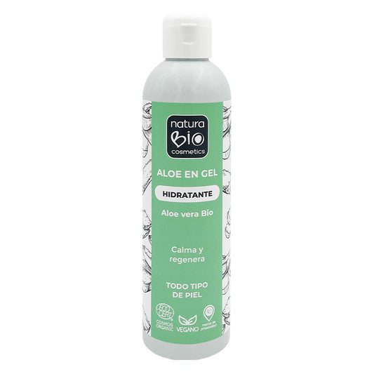 Aloe En Gel Hidratante 250 Aloe Vera Bio, NATURABIO, 250 ml