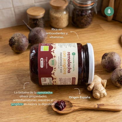 Remolacha fermentada con jengibre Eco Planeta Huerto 420 g