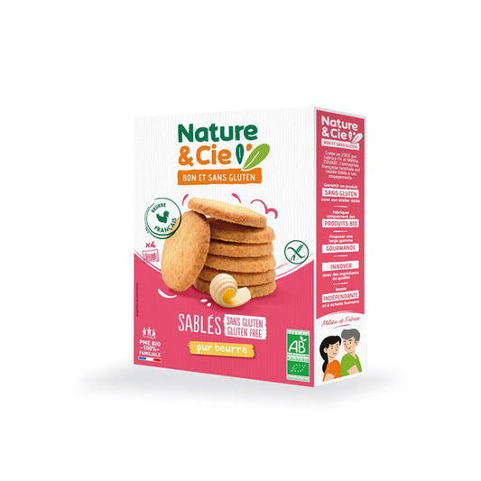 Galletas de Mantequilla sin Gluten Bio Nature&Cie 135g