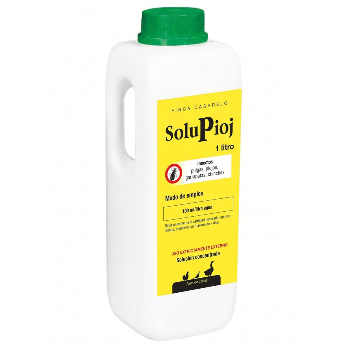 Solupioj (1 Litro) - Solución Biodegradable Para Eliminar Parásitos Externos Como Piojo, Ácaros, Garrapatas..._0