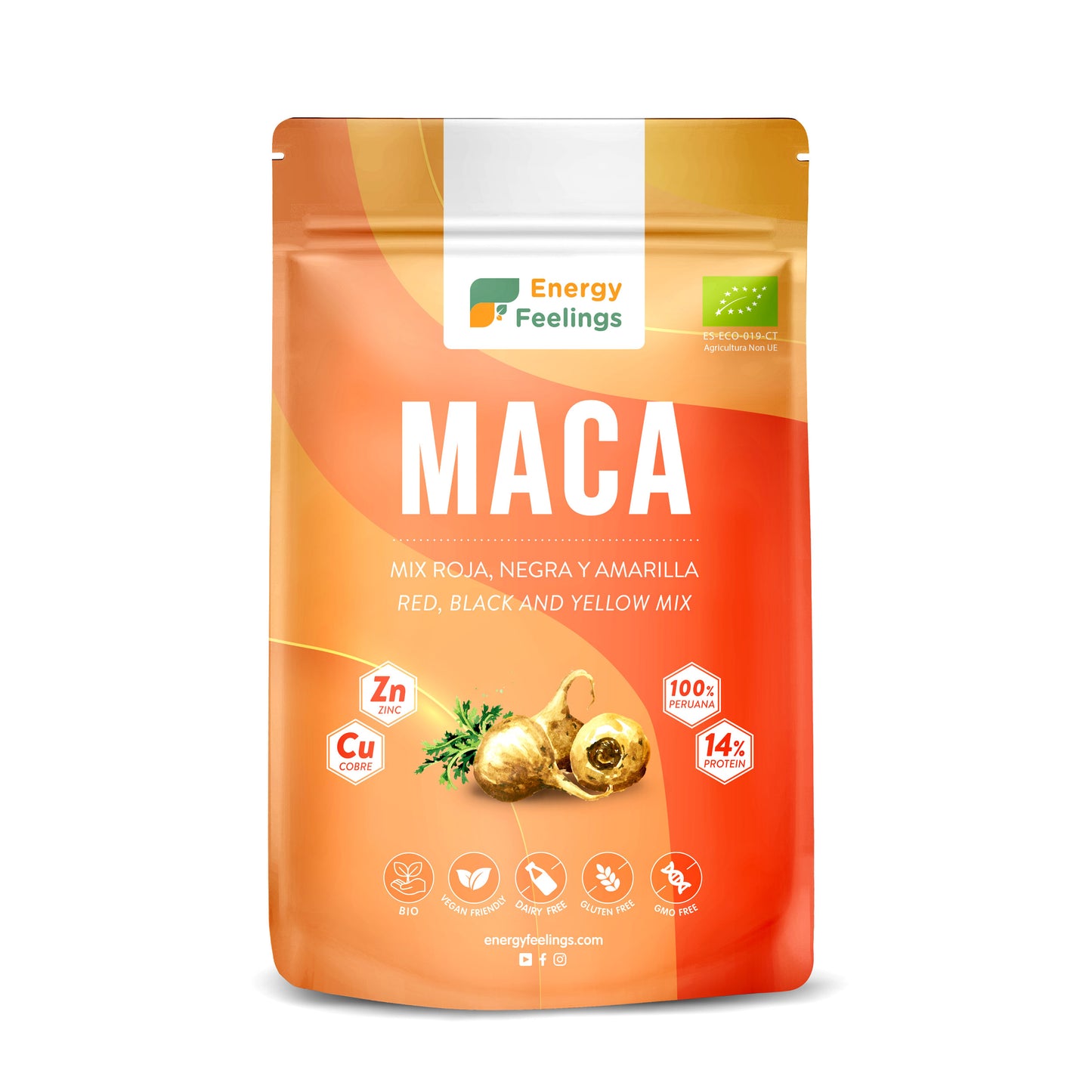 Maca BIO en polvo Energy Feelings 500 g