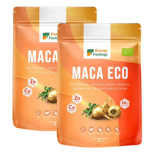 Pack 2x Maca BIO en polvo Energy Feelings 1kg