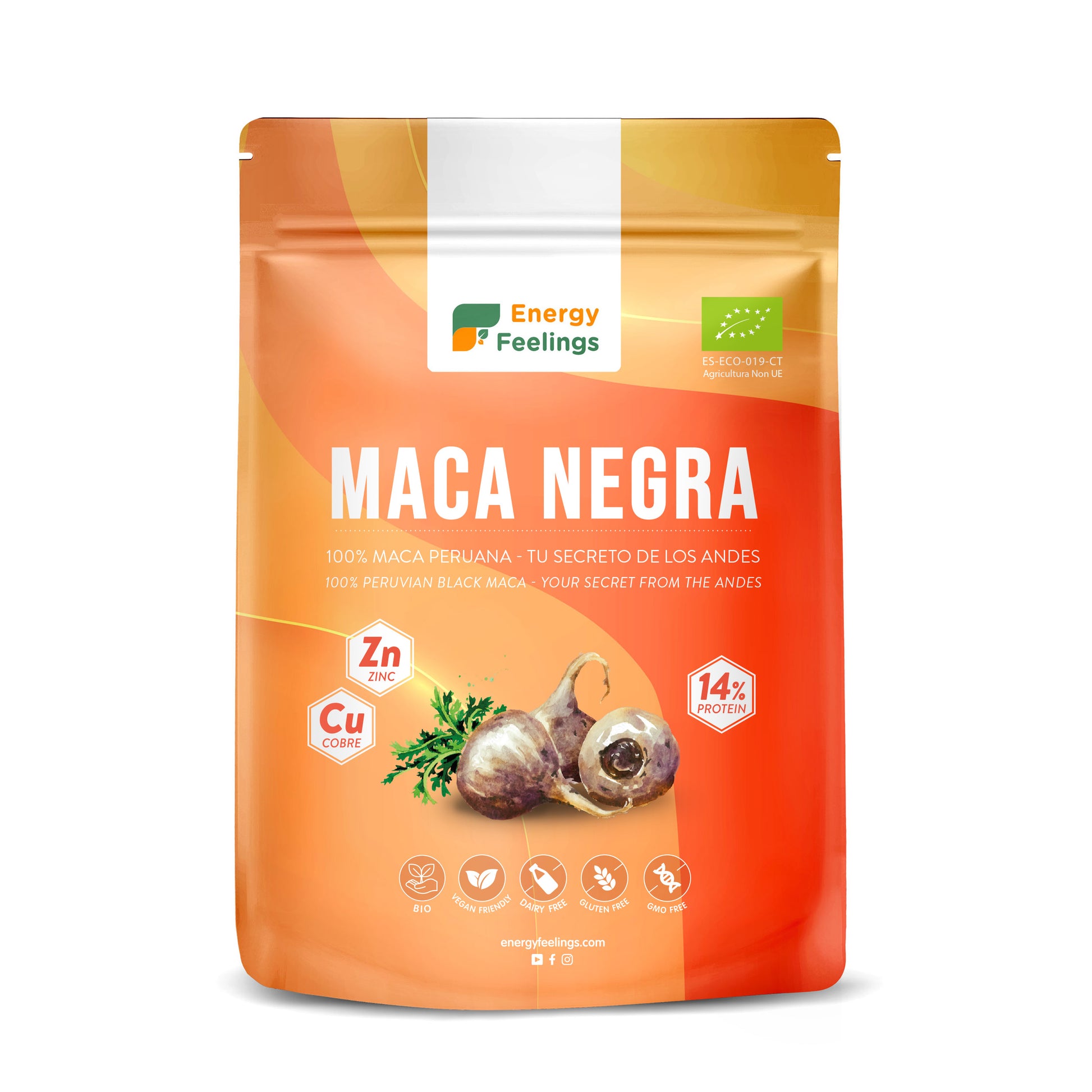 Maca negra ECO en polvo Energy Feelings 1 kg