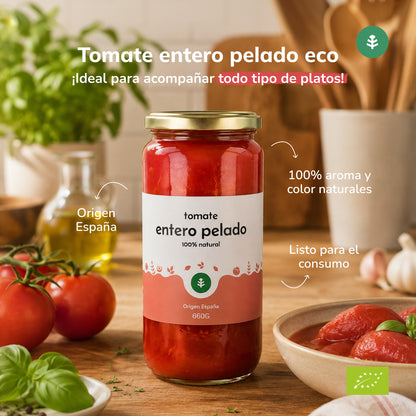 Tomate Entero Pelado ECO Planeta Huerto 660 g