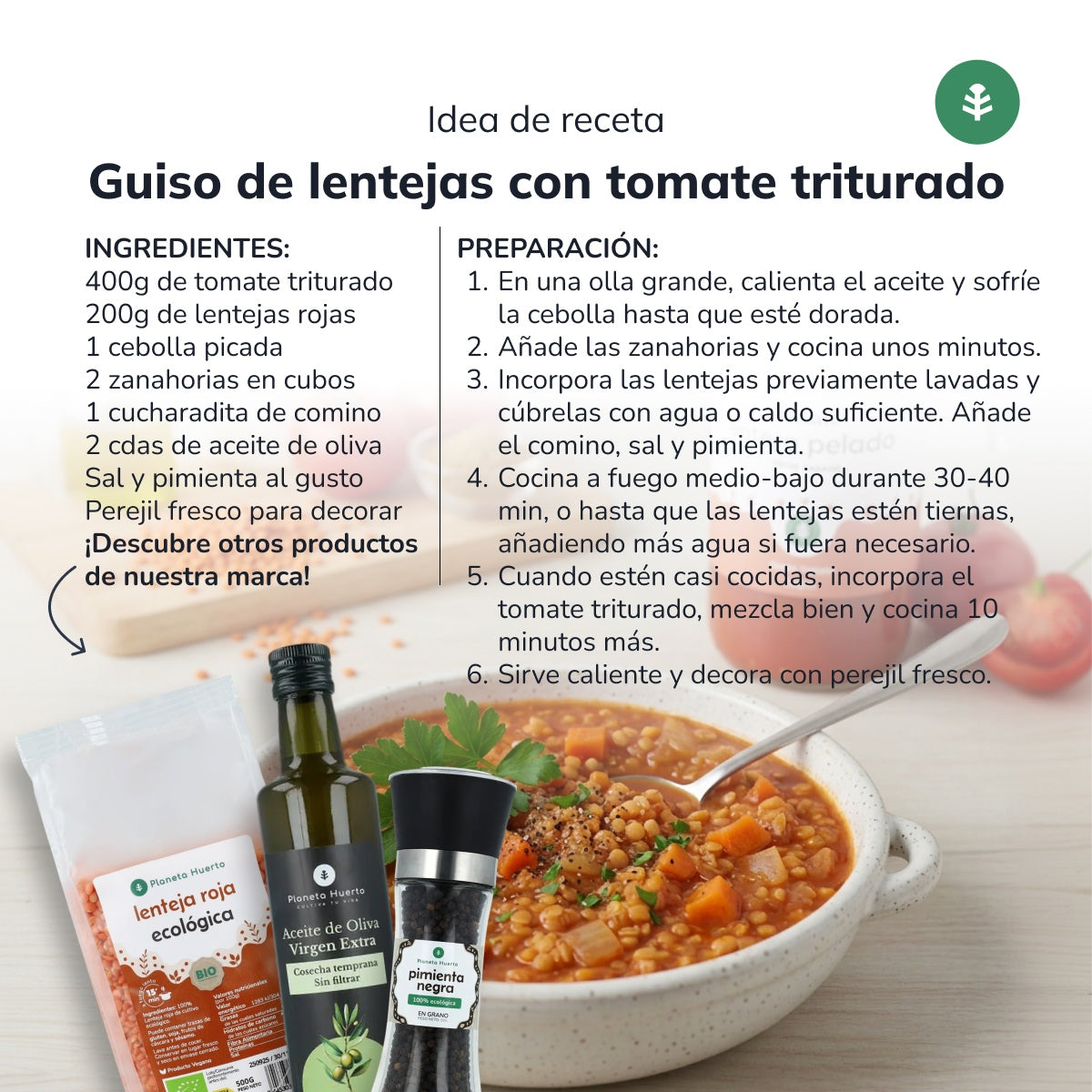 Tomate triturado ECO Planeta Huerto 670 g