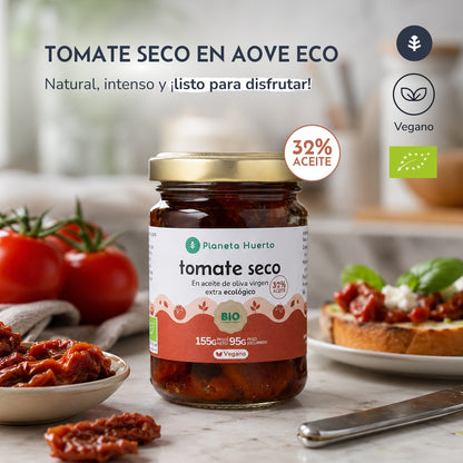 Tomate seco en aceite de oliva virgen extra ECO Planeta Huerto 155 g