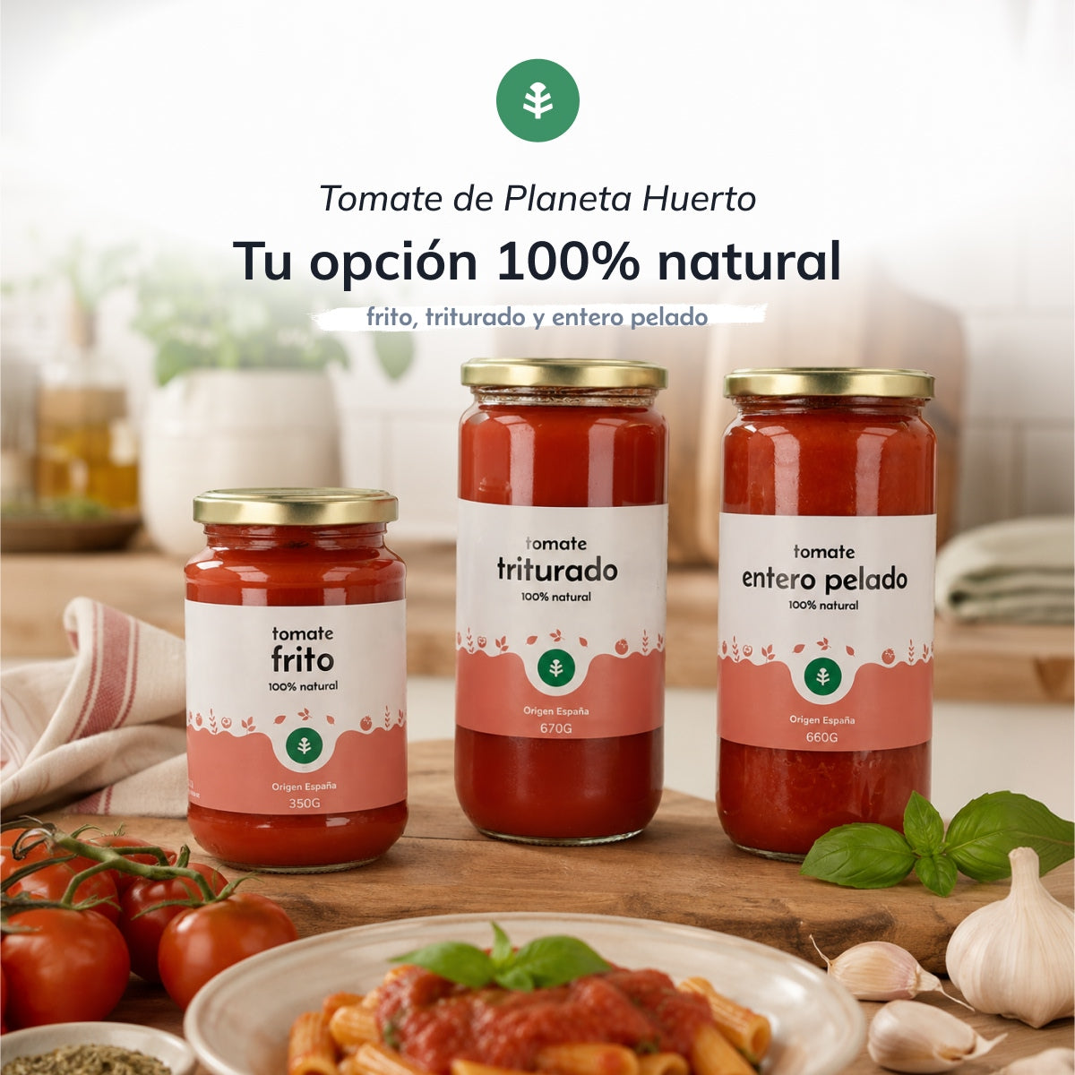 Tomate triturado ECO Planeta Huerto 670 g