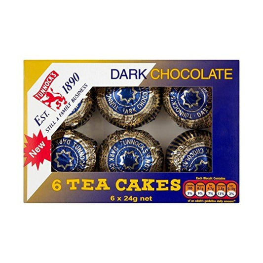 Tunnock's Tea Cakes De Chocolate Negro 6 Unidades 144 G_0