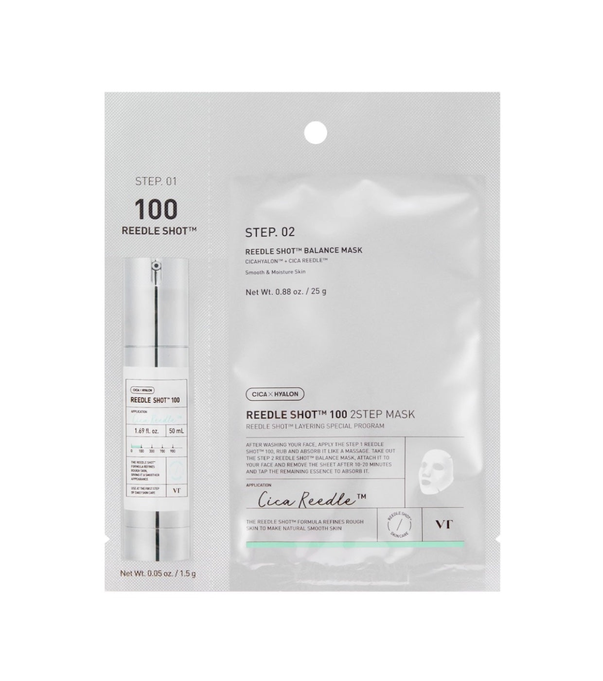 Mascarilla Reedle Shot 100 en 2 pasos VT 1.5 g